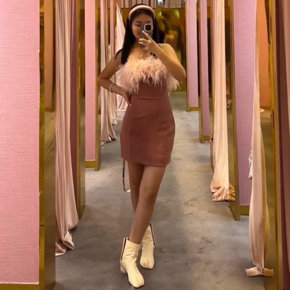 NEW House of CB Alexa Dress Warm Pink Large+ (XL) - Picture 11 of 17